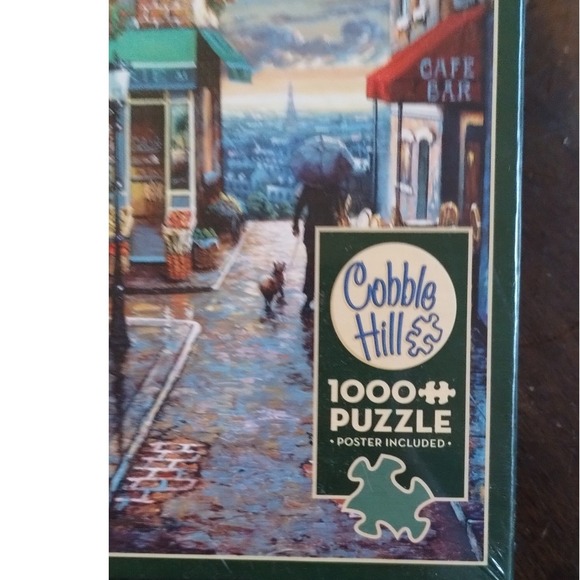 Cobble Hill Paris Street Scene Puzzle 1000‎ Piece Sealed Random Cut Poster - Picture 4 of 5